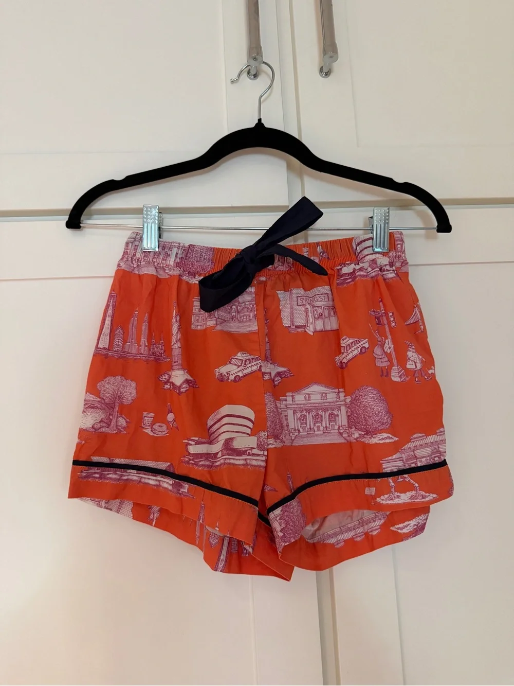 Katie Kime New York Toile Pajamas Short Set XS